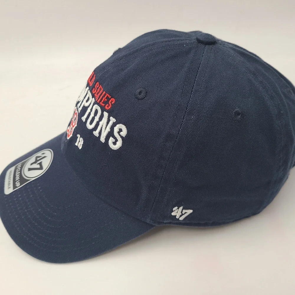 Boston Red Sox Hat Strapback 47 Brand Clean Up MLB 2018 World Series Champions